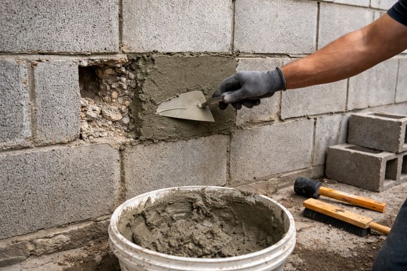 Block Wall Repair in Bremen, GA