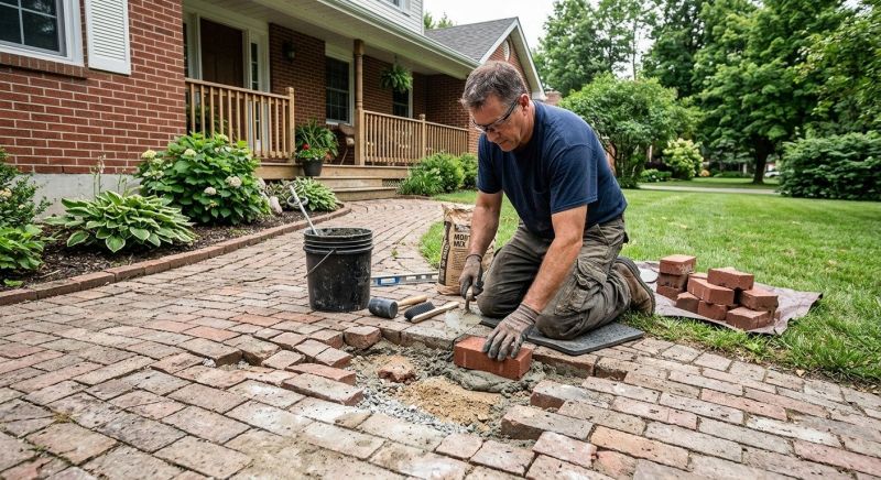 Brick Flatwork Repair in Acworth, GA