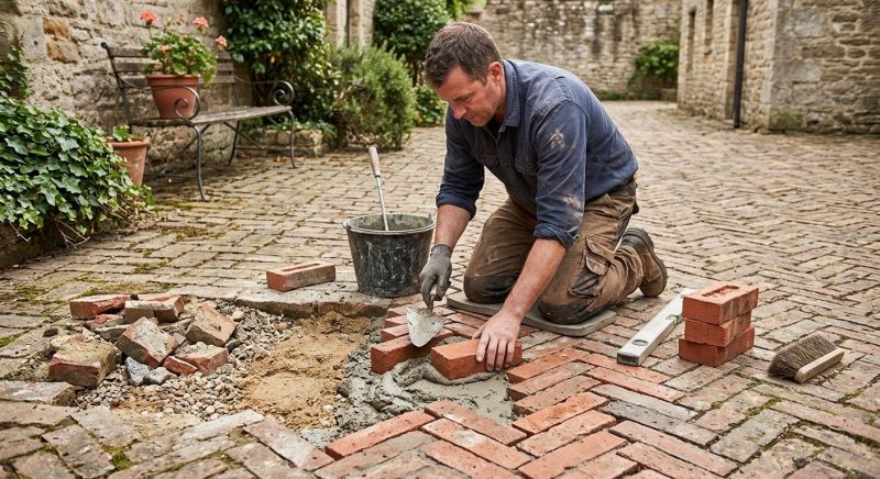 Brick Flatwork Repair in Bremen, GA