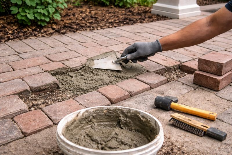 Brick Flatwork Repair in Peachtree City, GA