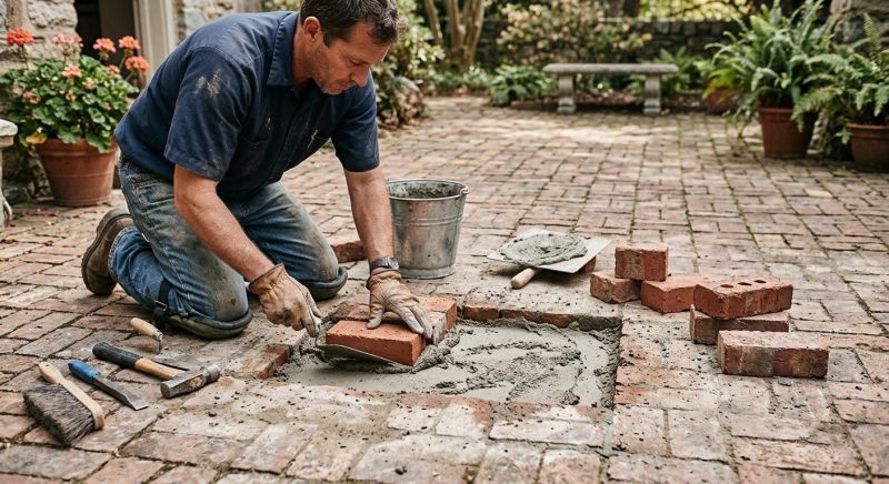 Brick Floor Repair in Douglasville, GA