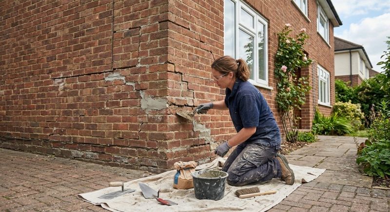 Brick Wall Repair in Haralson County, GA