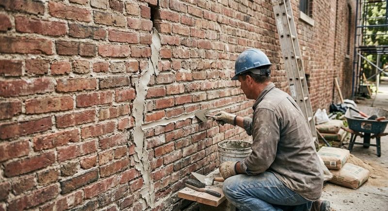 Brick Wall Repair in Douglasville, GA
