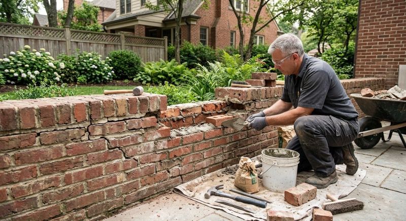 Brick Wall Repair in Lithia Springs, GA