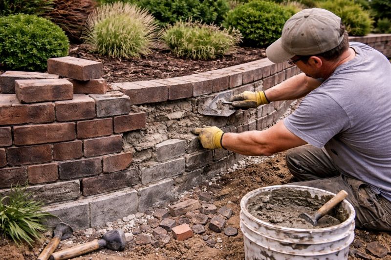 Brick Wall Repair in Paulding County, GA