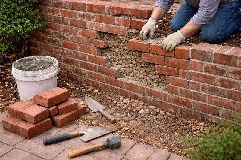 Brick Wall Repair in Union City, GA