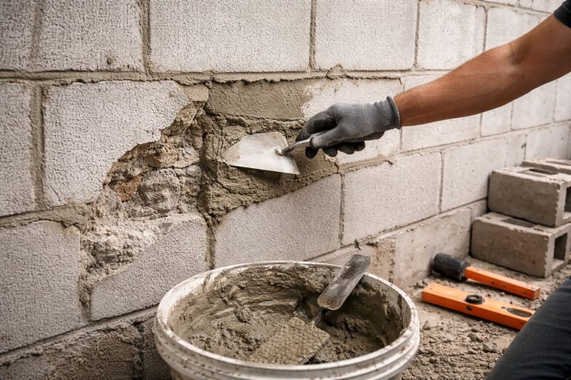 Cinder Block Wall Repair in Atlanta, GA