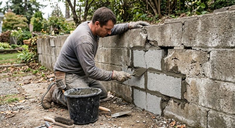 Masonry Wall Repair in Douglasville, GA