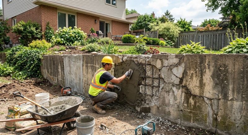Retaining Wall Repair in Bremen, GA