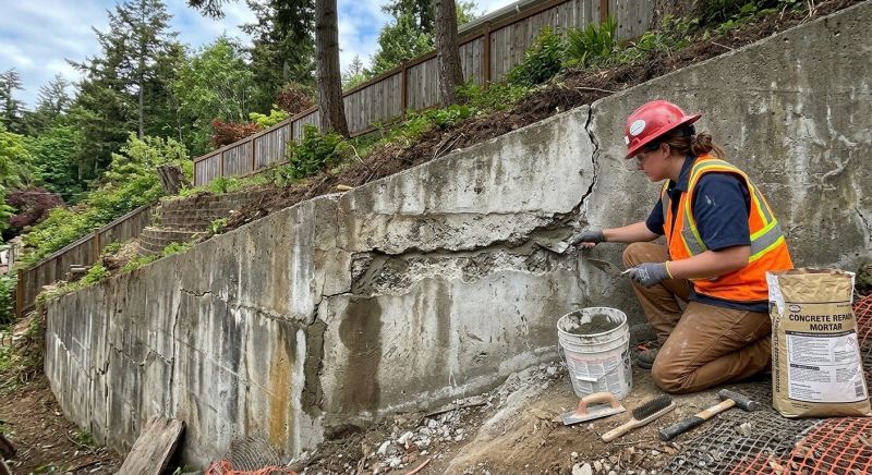 Retaining Wall Repair in Mableton, GA