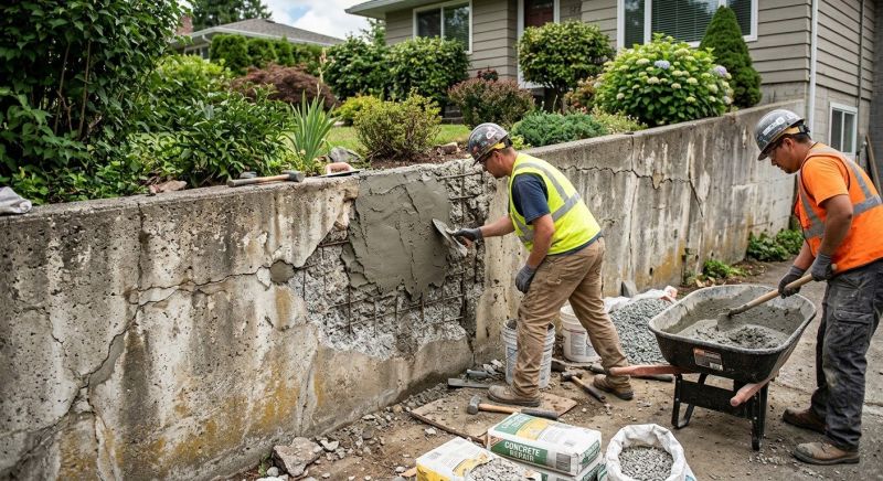 Retaining Wall Repair in Newnan, GA
