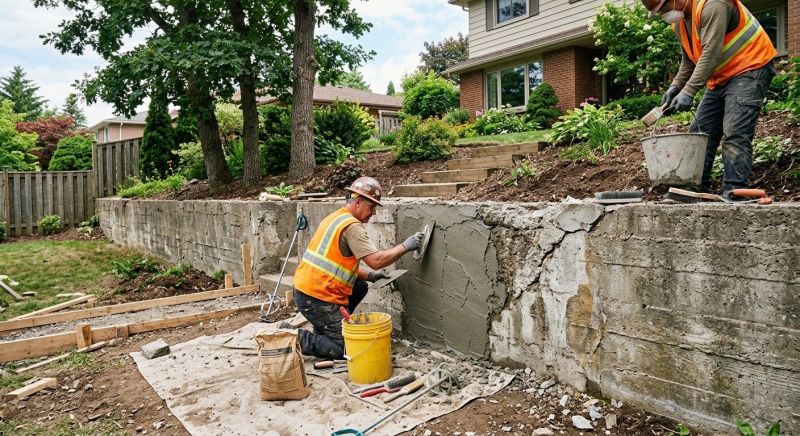 Retaining Wall Repair in Paulding County, GA