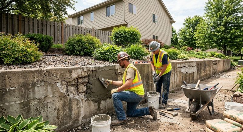 Retaining Wall Repair in Peachtree City, GA