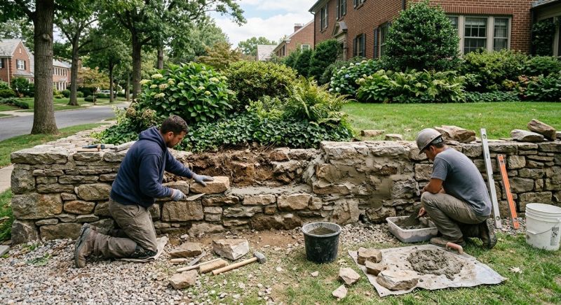 Retaining Wall Repair in Union City, GA