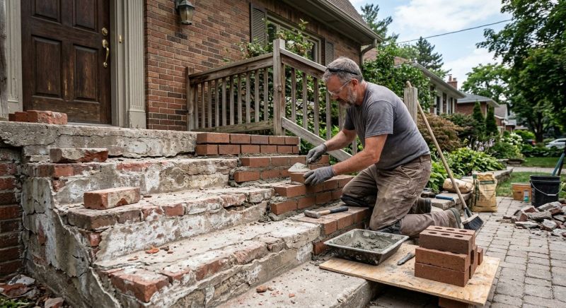 Stonework Repair in Union City, GA